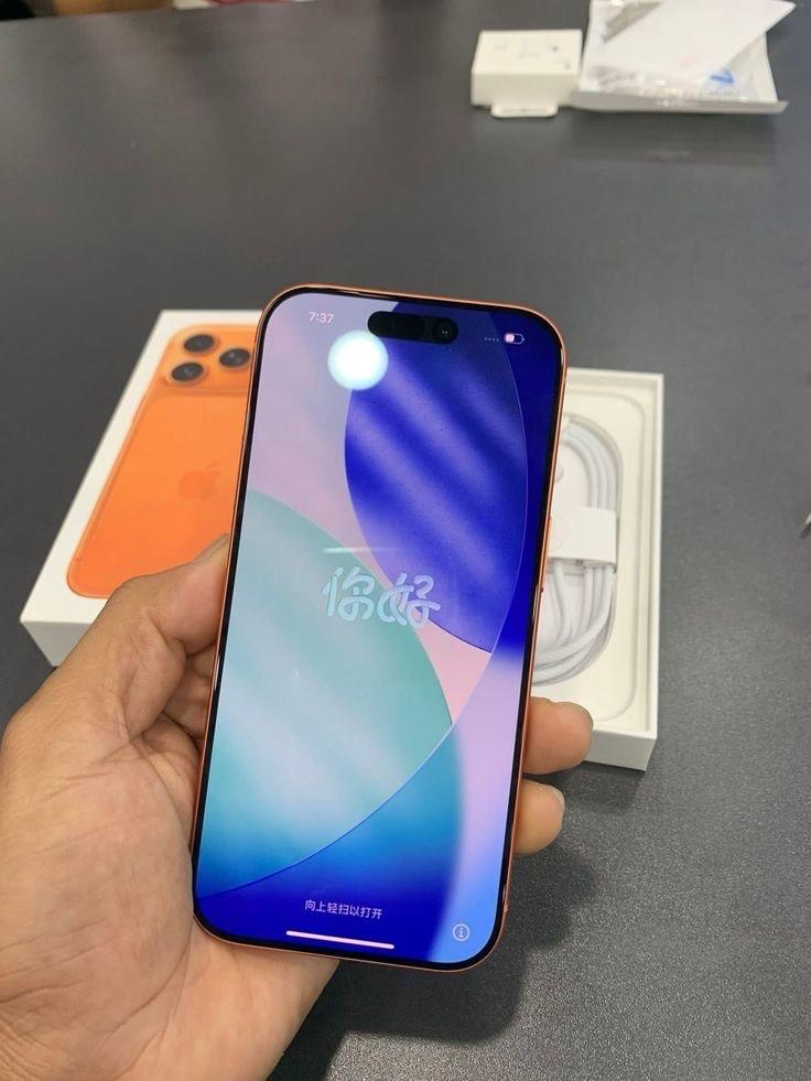 iPhone 17 pro max bleu