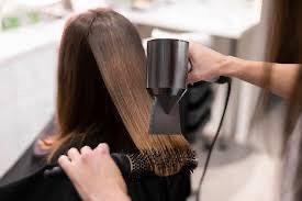 Flat iron and blowdry